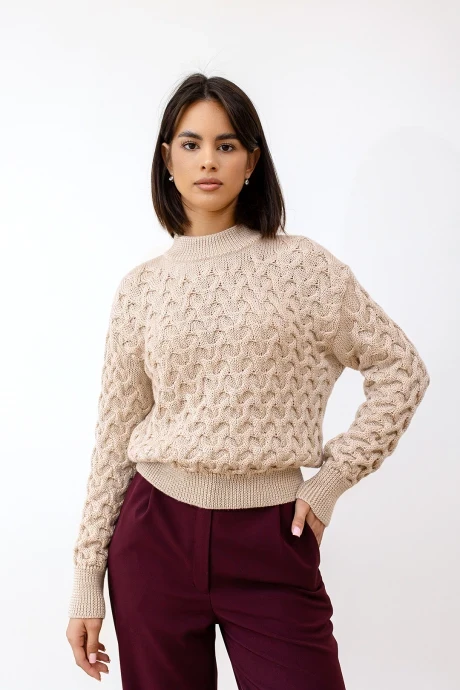 Джемпер (кофта) Romgil РВ0106-ШЕ5 светло-опаловый #1