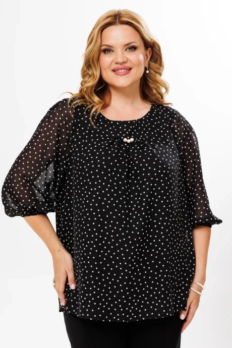 Блузка BRELA 2368 горошек #1