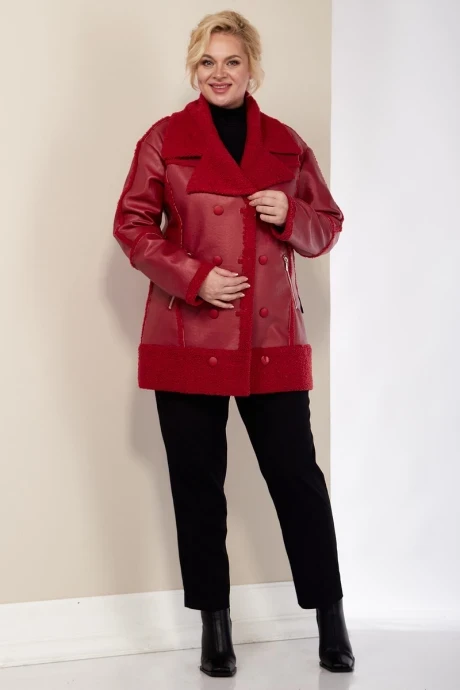 Короткая дубленка Celentano Lite 2072.1 алый #1