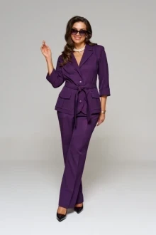 Брючный костюм Beautiful&Free 6195 слива двойка