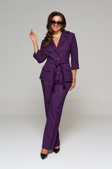 Брючный костюм Beautiful&Free 6195 слива двойка #1