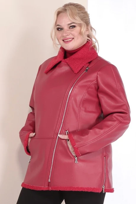 Дубленка косуха Celentano Lite 2073.1 алый #1