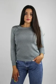 Джемпер (кофта) *Распродажа Полесье С1985-199С0316-Д43 металл/серебро (рост 158, 164)