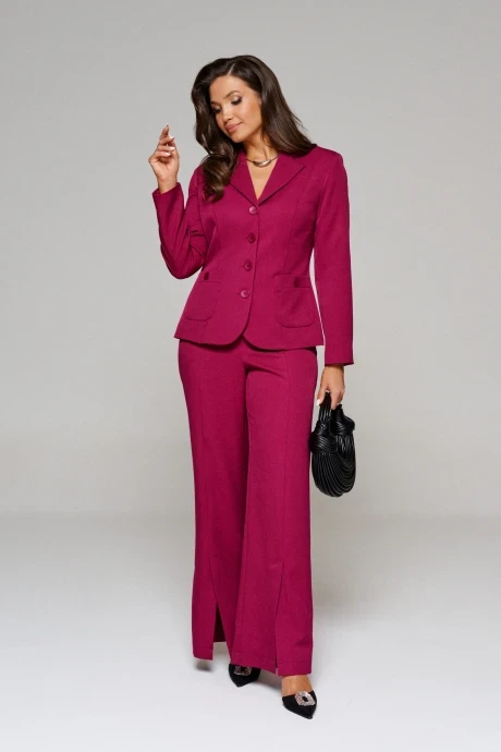 Брючный костюм Beautiful&Free 6196 фуксия двойка #1