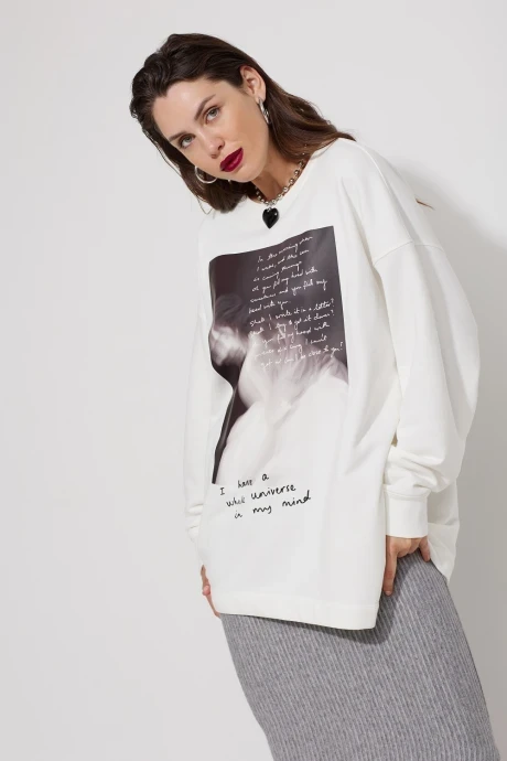 Джемпер (кофта) MG Wear 2186 молочный #1