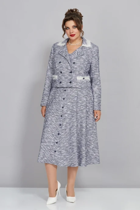 Костюм с платьем Mira Fashion 5465 двойка #1