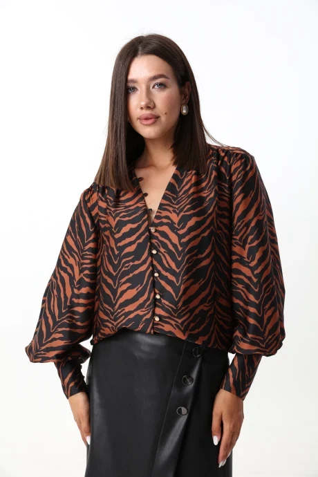 Блузка LM ВИ1621 рыжий #1