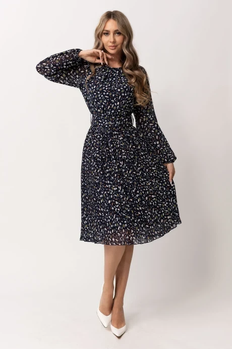 Платье Golden Valley 44001-1 тёмно-синий #1