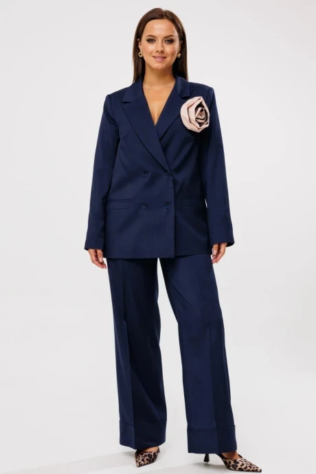 Брючный костюм Мублиз 190 синий #1