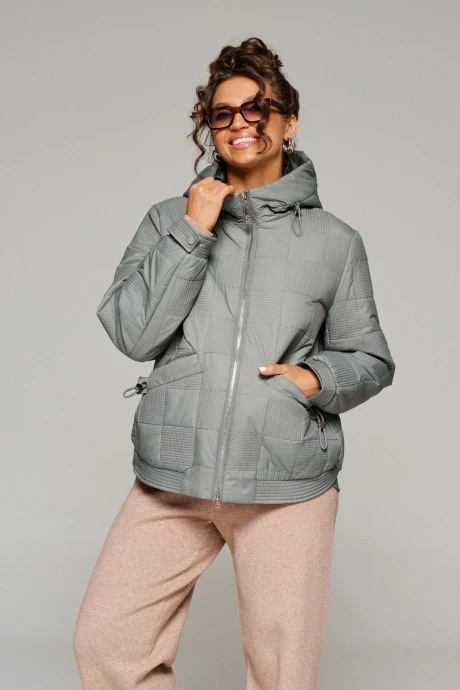 Стеганая куртка Beautiful&Free 6230 хаки #1