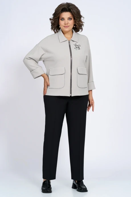 Брючный костюм ALANI COLLECTION 2144 двойка серый #1