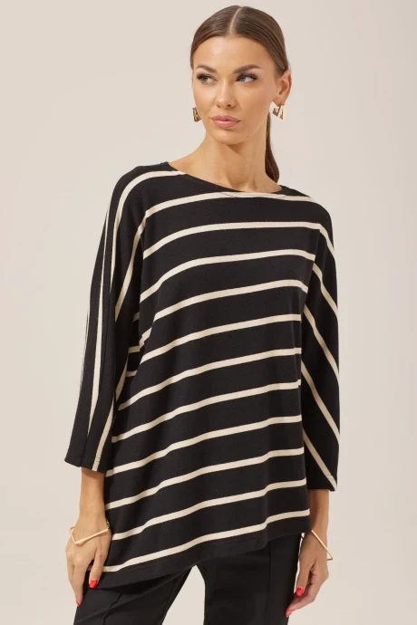 Джемпер (кофта) Люше 3911 черный #1