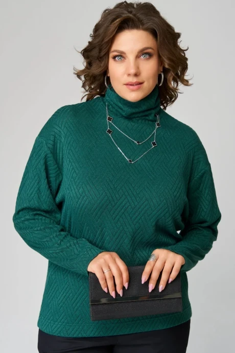Джемпер (кофта) Bliss 8256 изумрудный #1