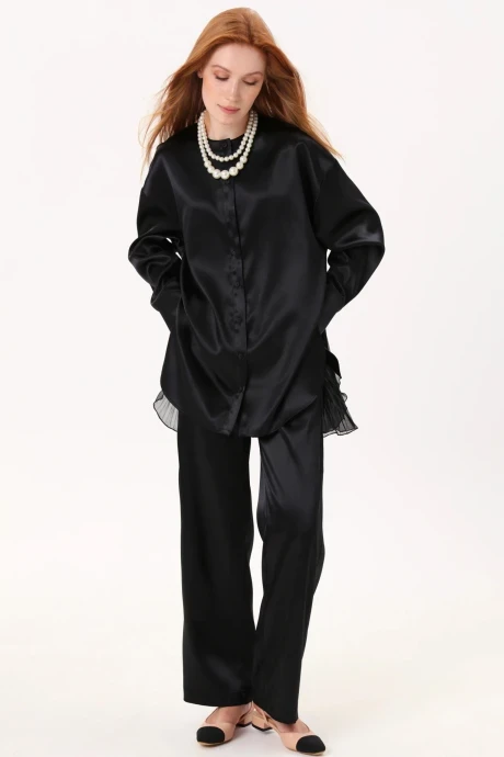 Брючный костюм NikVa 814-1 черный двойка #1