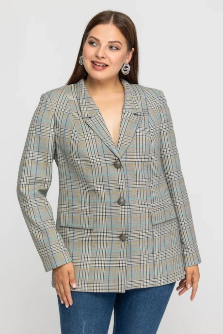 Жакет (пиджак) в клетку Avila 0966 #1