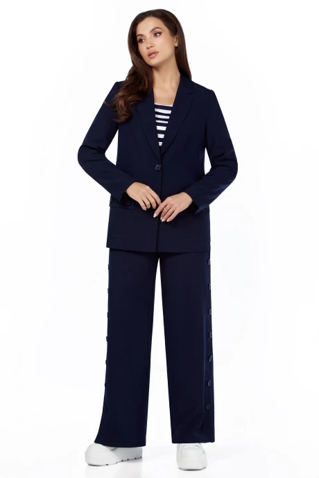 Брючный костюм ЛаКона 11633Б синий двойка #1