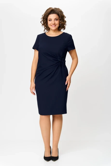Платье-футляр Moda-Versal П-1462 т.синий #1