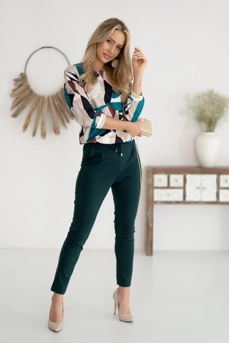 Брюки NIKA.PL 0303101 изумрудный #1