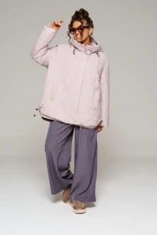 Стеганая куртка Beautiful&Free 6236 слоновая кость