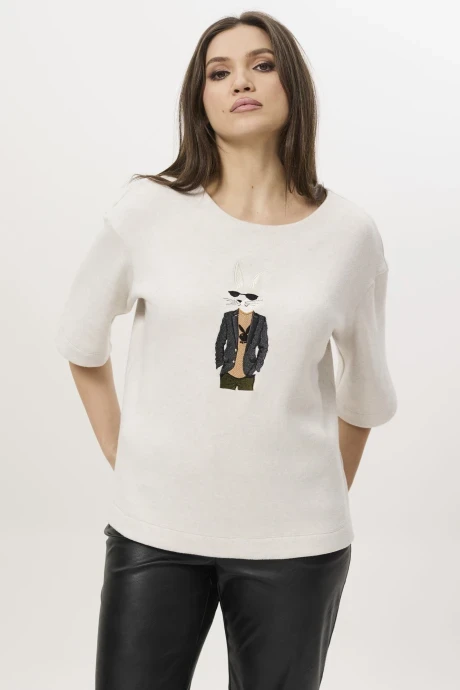 Джемпер (кофта) Ma Cherie 1122 молочный #1