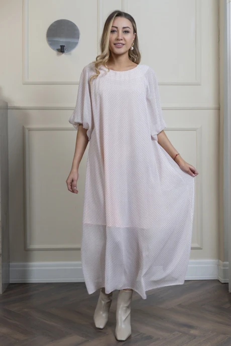 Платье Ivera Collection 1141 розовый/черный #1