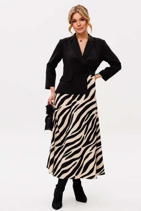 Платье AmberaStyle 1034-3 черный #1