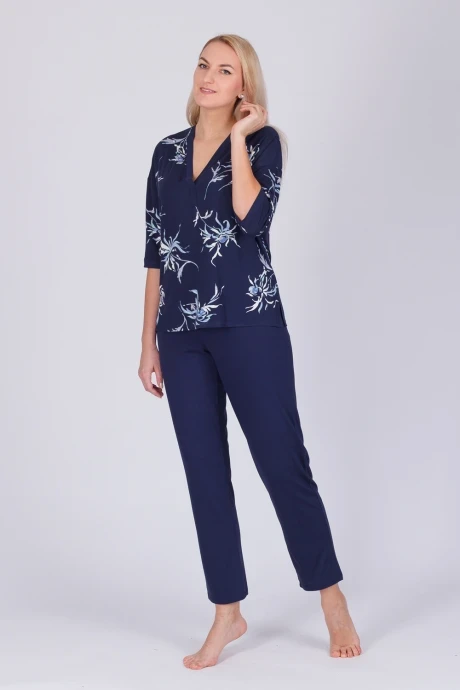 Комплект Belarusachka С4824/3 хризантема/неви #1