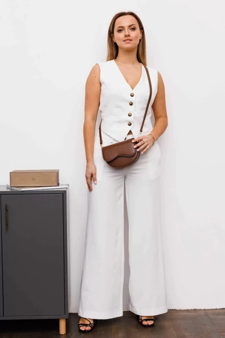 Брюки AURA of the day 4133 молочный #1