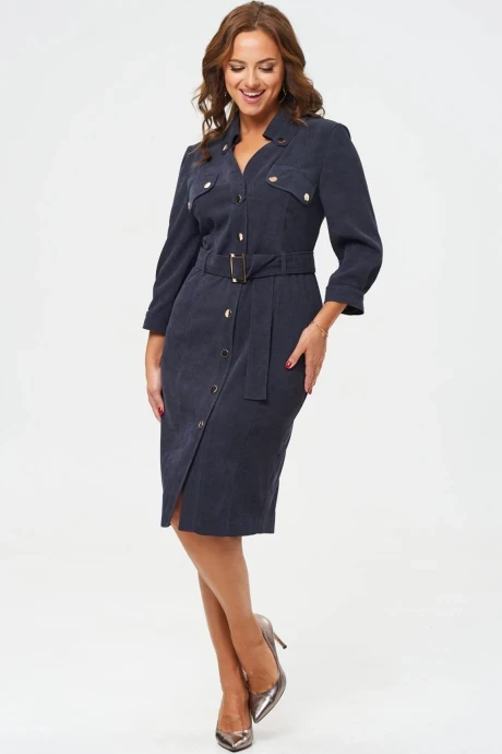 Платье Vi Oro 1144-4 глубокий графит #1