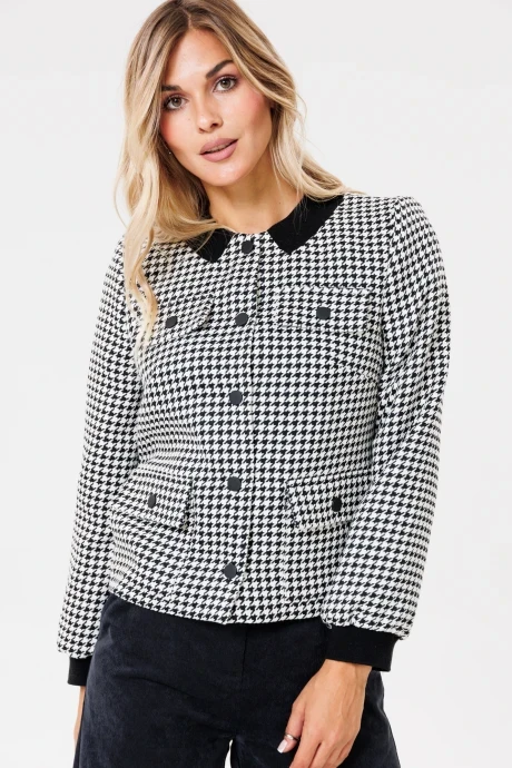 Жакет-бомбер PRATA wear S018 черный #1