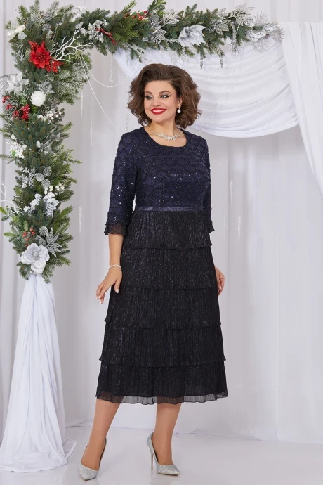 Вечернее платье с кружевом Mira Fashion 5476 #1