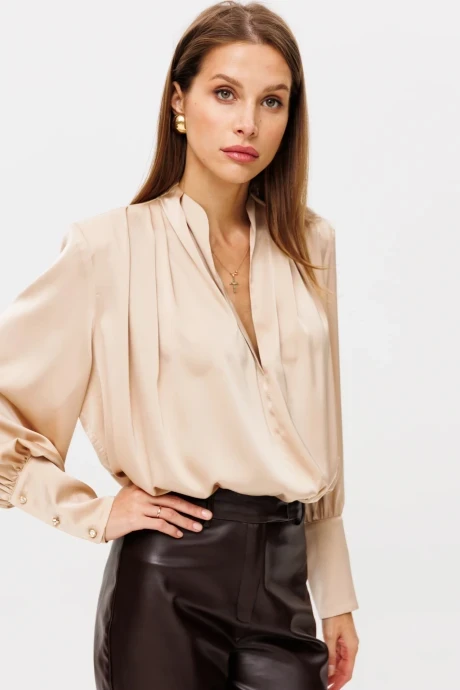 Шелковая блузка The name 2232-1 крем #1