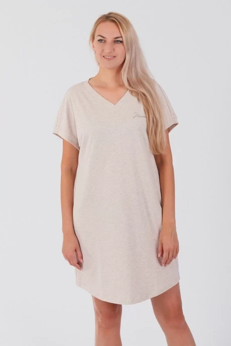 Туника (майка) *Распродажа Belarusachka РУ6066 беж #1