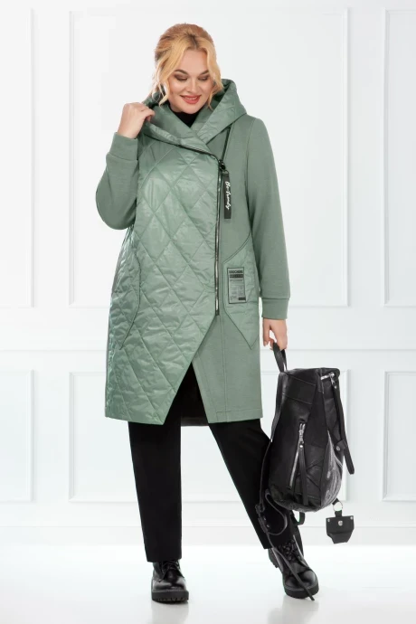 Утепленный кардиган Bagira 823 бирюза #1