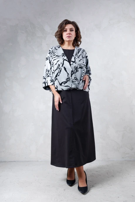 Костюм с платьем Avanti 1666-2 черный двойка #1