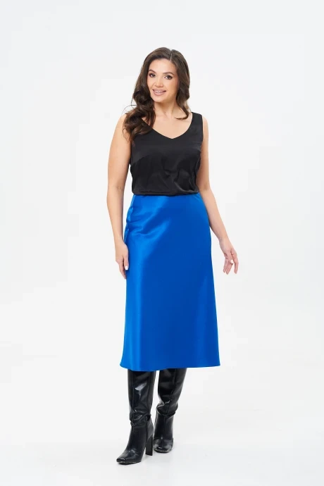 Юбка Такка плюс 24-236/2 василек #1