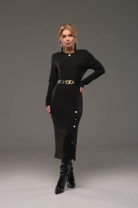 Платье Галеан-стиль 960-1 черный #1