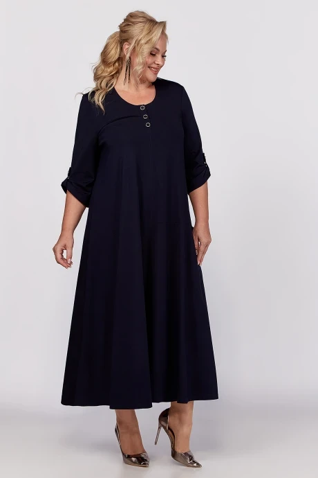 Платье *Распродажа ALGRANDA (NovellaSharm) 4022-С Темно-синий #1