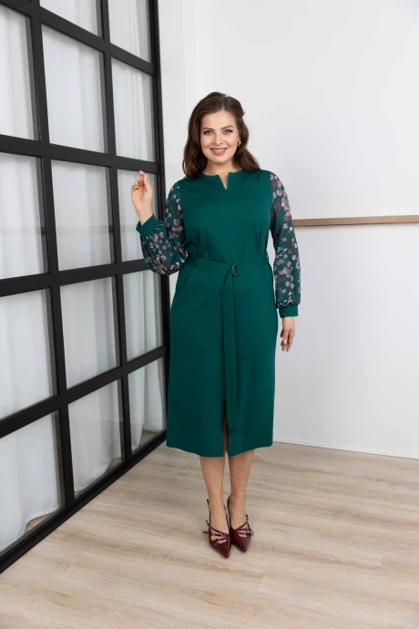 Платье Beautiful&Free 2114 Изумрудный #1