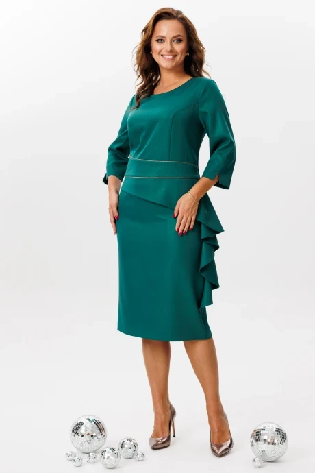 Платье-футляр с баской Мублиз 215 #1