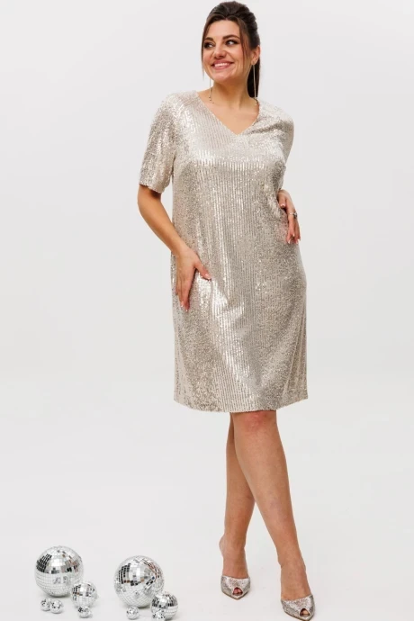 Вечернее платье с пайетками Anelli 1441 золотой век #1