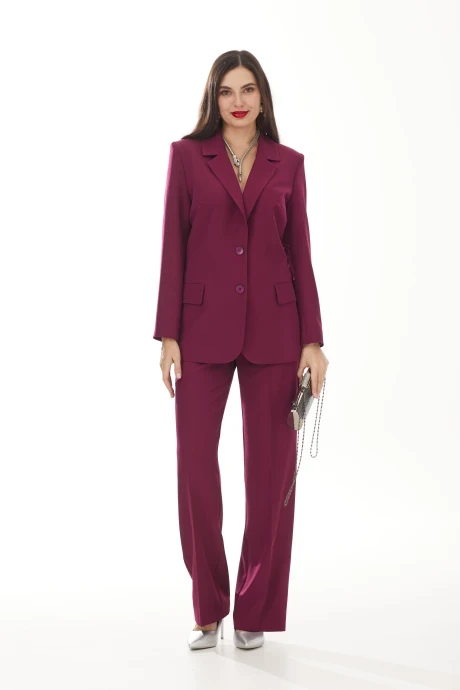 Брючный костюм Твой Имидж 2008 винный двойка #1