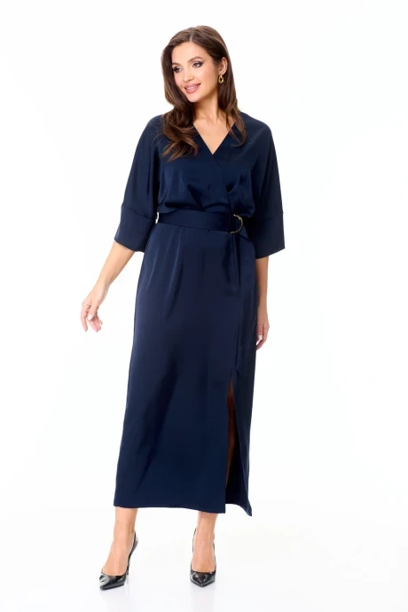 Вечернее атласное платье Vi Oro 1157 королевский синий #1