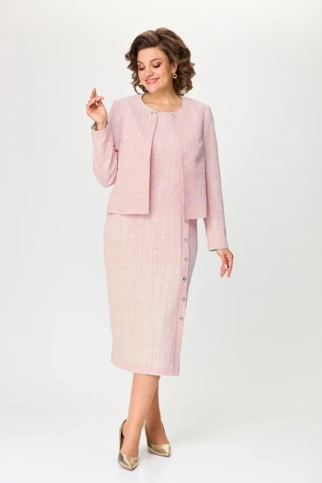 Костюм с платьем Bonna Image 953-3 розовый #1