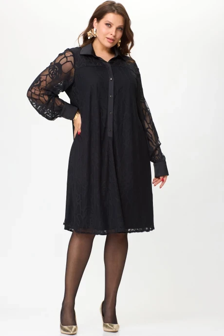 Вечернее платье с принтом SOVA 11261 #1