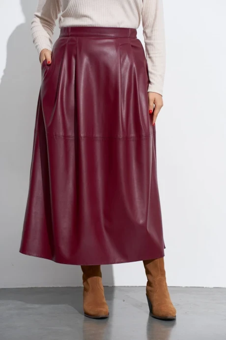 Юбка TEZA 5621 бургунди #1