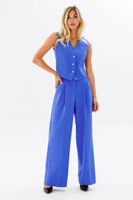 Брючный костюм Багряница 3150 василек двойка #1