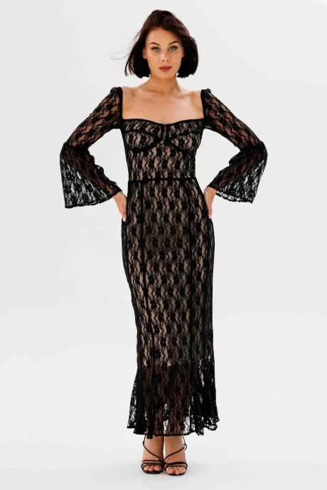 Вечернее гипюровое платье AURA of the day 3245 #1