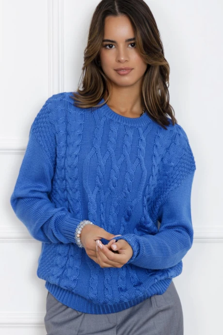 Джемпер (кофта) Romgil РВ0189-ШЕ5 ярко-синий #1