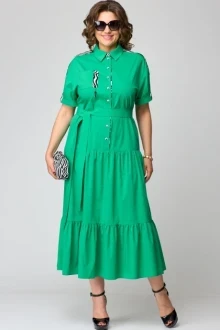 Платье *Распродажа EVA GRANT 7200 изумруд